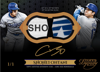 Dynasty Auto Dual Relic Game-Used Pants and Batting Glove MOCK UP