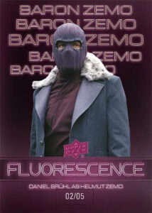 Fluorescence Magenta Daniel Bruhl as Helmut Zemo MOCK UP