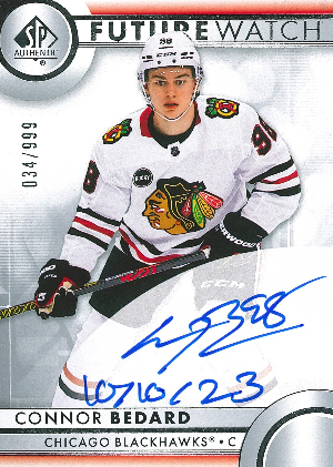 Future Watch Auto Inscribed Connor Bedard