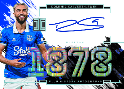 Impeccable Club History Auto Dominic Calvert-Lewin MOCK UP