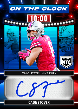 On The Clock Signatures Cade Stover MOCK UP