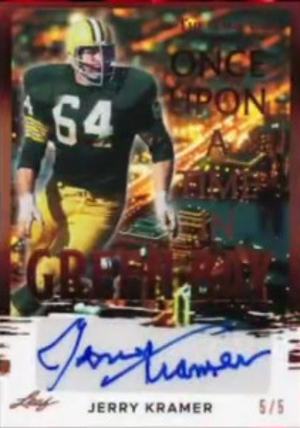 Once Upon a Time In Green Bay Jerry Kramer