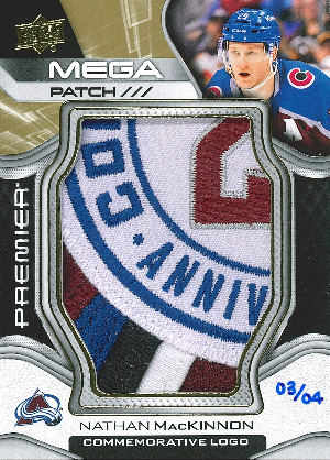 Premier Mega Patch Commemorative Logo Nathan MacKinnon