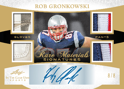 Rare Materials Signatures Rob Gronkowski MOCK UP