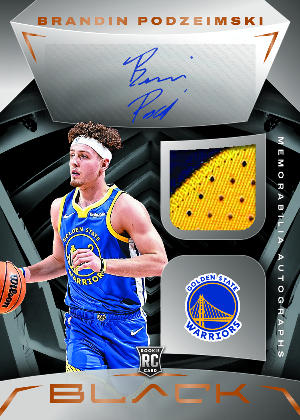 Rookie Memorabilia Auto Brandin Podzeimski MOCK UP