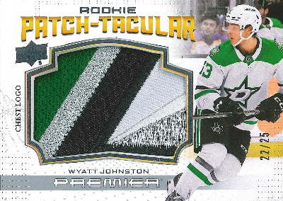 Rookie Patch-Tacular Chest Logo Wyatt Johnston