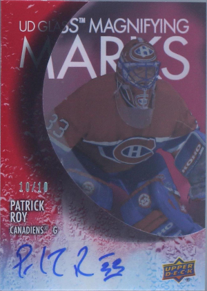 UD Glass Magnifying Marks Red Patrick Roy