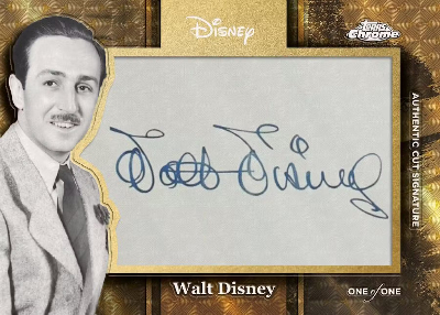 Walt Disney Cut Signature SuperFractor MOCK UP