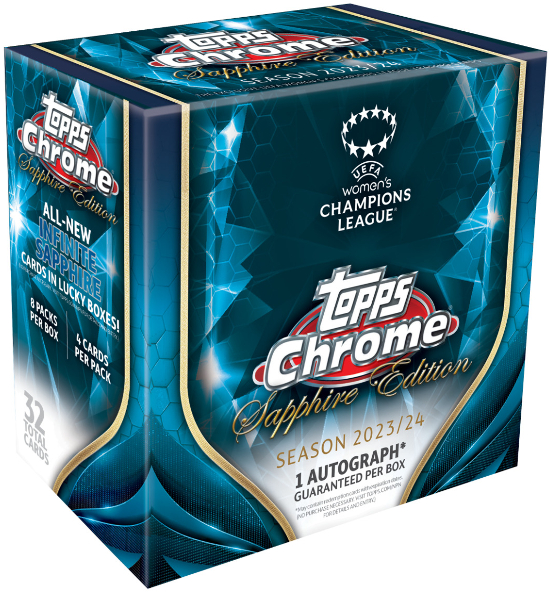 2023-24 Topps Chrome Sapphire UEFA Womens Champions League Soccer