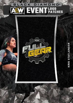 AEW Event Logo Patches Full Gear Kris Statlander MOCK UP