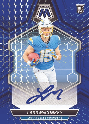 Auto Mosaic Blue Ladd McConkey MOCK UP