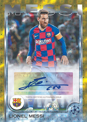 Base Auto Lionel Messi MOCK UP