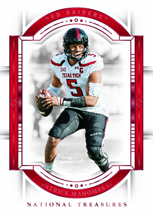 Base Century Red Patrick Mahomes II MOCK UP