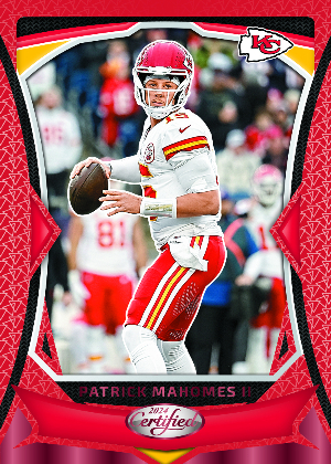 Base Red Patrick Mahomes II MOCK UP