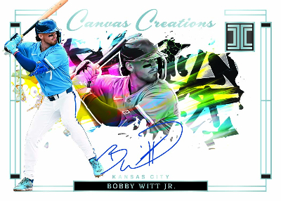 Canvas Creations Signatures Holo Silver Bobby Witt Jr MOCK UP