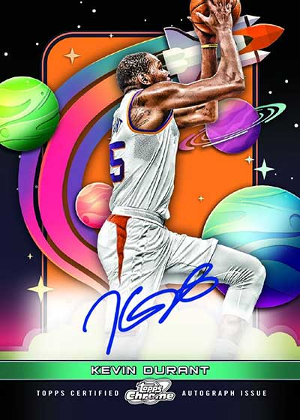 First Flight Signatures Refractor Kevin Durant MOCK UP