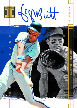 Immortal Ink Holo Gold George Brett MOCK UP