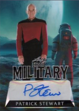 Military Autograph Lava Space Force Patrick Stewart MOCK UP