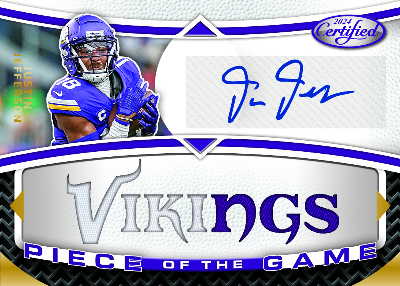 Piece of the Game Justin Jefferson MOCK UP