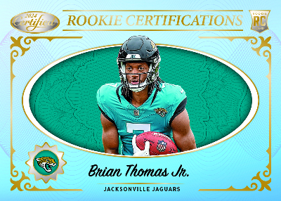 Rookie Certifications Brian Thomas Jr MOCK UP