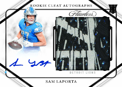 Rookie Cleat Auto Sam Laporta MOCK UP