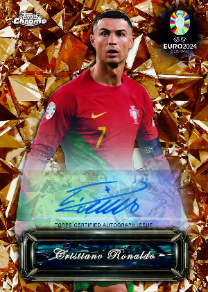 Sapphire Selections Auto Gold Sapphire Cristiano Ronaldo MOCK UP