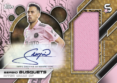 Superstar Relic Auto Sergio Busquets MOCK UP