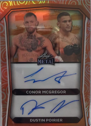 Thanksgiving Dual Auto Conor McGregor, Dustin Poirier