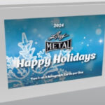 2024 Leaf Metal Happy Holidays