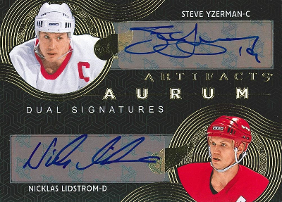 Aurum Signatures Duals Steve Yzerman, Nicklas Lidstrom