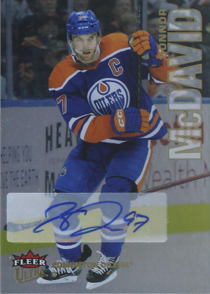 Base Rainbow Foil Auto Connor McDavid