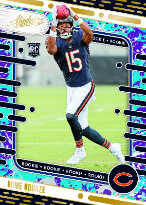 Base Rookies Spectrum Splash Rome Odunze MOCK UP