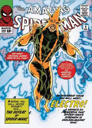 Comic Covers Variant Electro MOCK UP