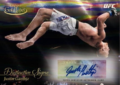 Distinctive Signs Auto Justin Gaethje MOCK UP