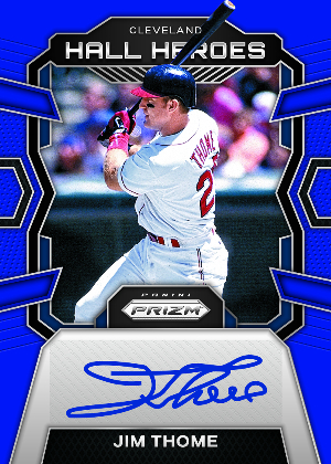 Hall Heroes Auto Blue Jim Thome MOCK UP