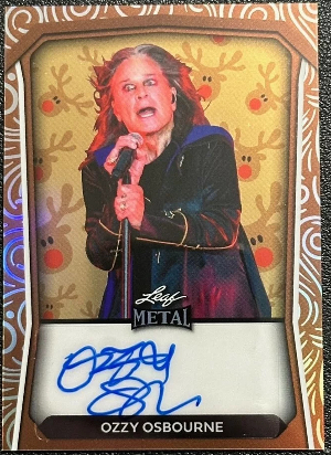 Happy Holidays Auto Prismatic Reindeer Ozzy Osbourne