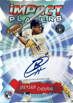 Impact Players Auto Jackson Chourio MOCK UP