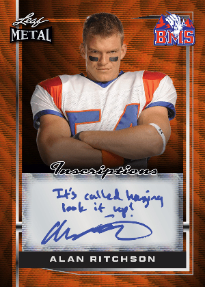 Inscriptions Auto Alan Ritchson MOCK UP