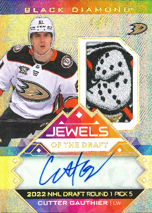 Jewels of the Draft Rookies Cutter Gauthier