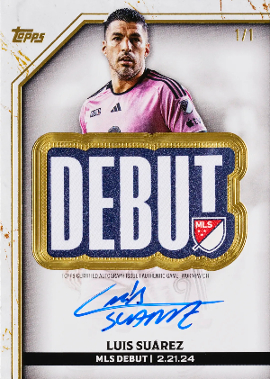 MLS Debut Patch Auto Luis Suarez MOCK UP