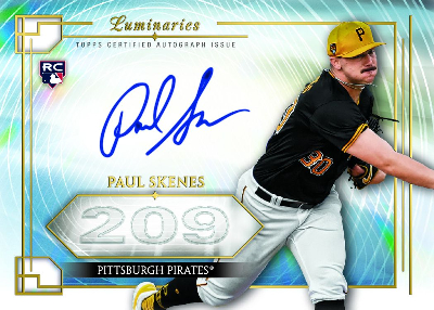 Masters of the Mound Auto Paul Skenes MOCK UP