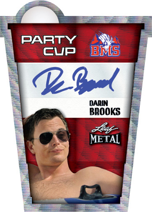 Party Cup Auto Darin Brooks MOCK UP