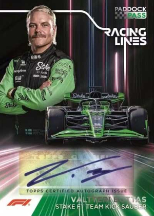 Racing Lines Signatures Valtteri Bottas MOCK UP