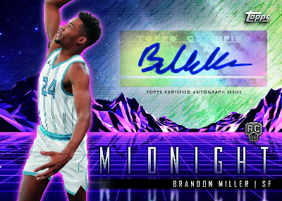 Rookie Horizon Signatures Brandon Miller MOCK UP