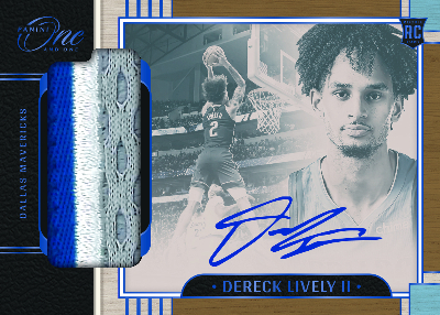 Rookie Patch Auto Dereck Lively MOCK UP