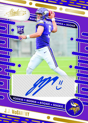 Signature Rookies Spectrum Purple JJ McCarty MOCK UP