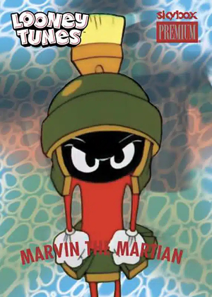 SkyBox Premium Marvin The Martian MOCK UP