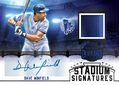 Stadium Signatures Dave Winfield MOCK UP