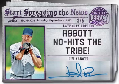 Start Spreading the News Auto Jim Abbott MOCK UP