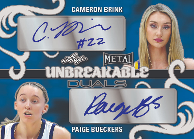 Unbreakable Duals Cameron Brink, Paige Bueckers MOCK UP